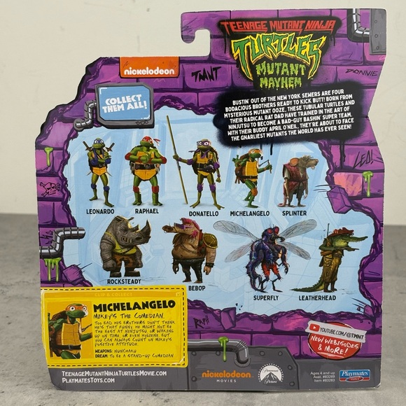 Tales of time Teenage Mutant Ninja Turtles Mutant Mayhem Michelangelo Entertain - Picture 2 of 2